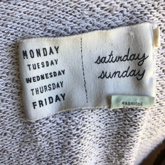 Anthropologie Saturday/Sunday Sweatshirt Dress S - Picture 12 of 13